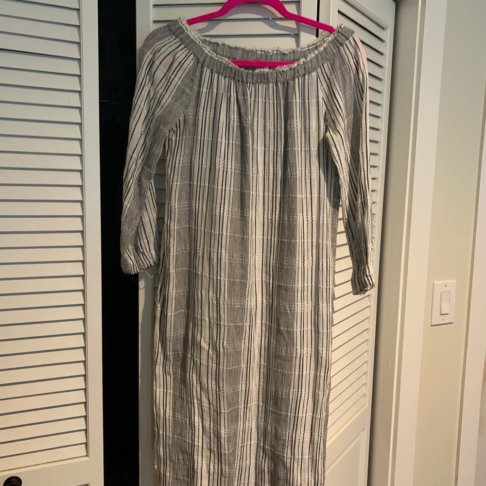Free People striped midi dress